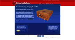 Desktop Screenshot of americanbeanbaggames.com